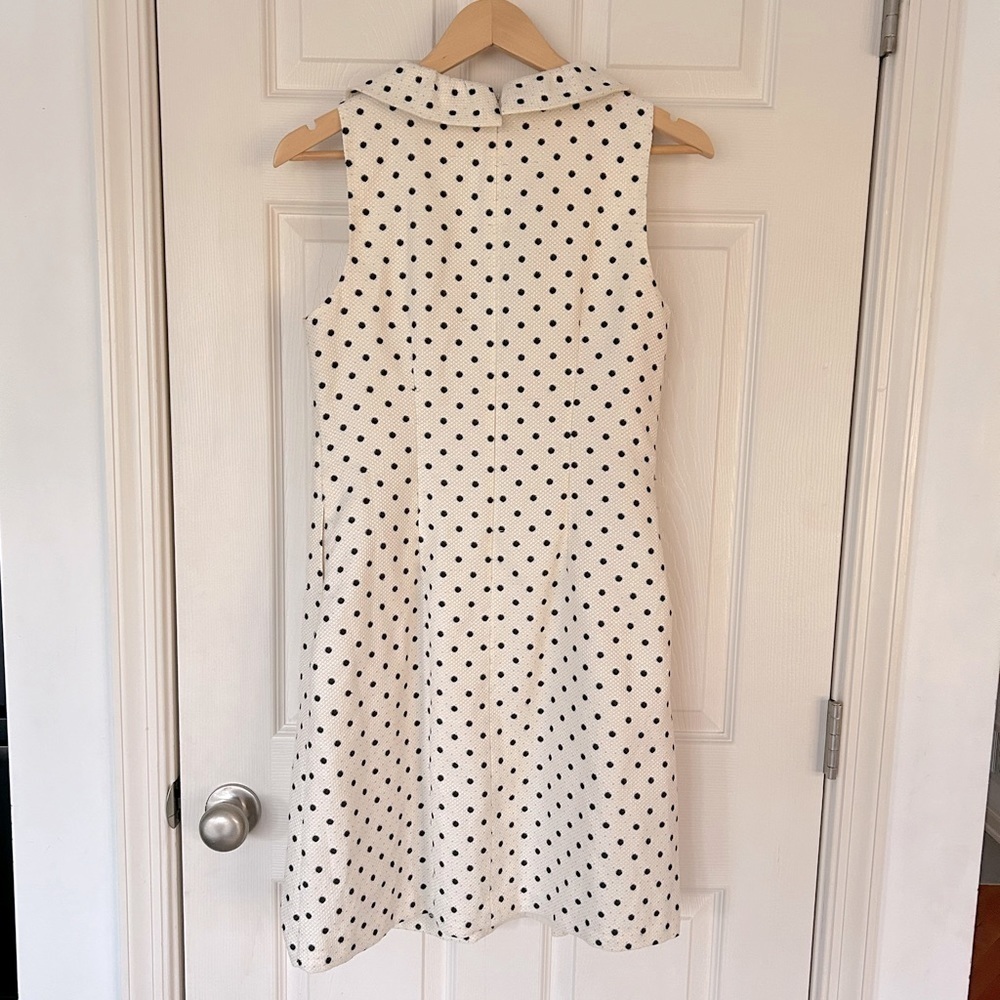 Harper Rose Metallic Polka Dot Fit and Flare Dress - Picture 7 of 9